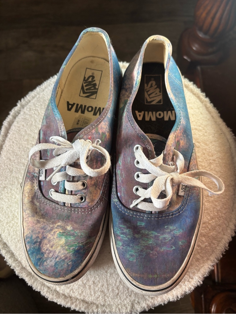 Vans Women’s Multicolor Tie-Dye Canvas Sneakers - Blue/Purple/Green